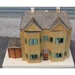 A 20th century scratch-built dolls house **All lots in this sale are subject to a maximum of £2.