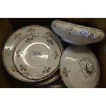 A Chelson part Egyptian Revival dinner service,