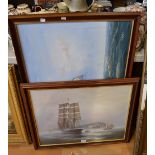 Pictures - Joyce, Sailng Galleon, signed, oil on canvas,