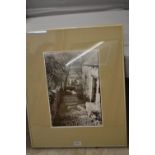 A Large Format black and white photograph of Berbguieres, Dordogne, Initialled W I, dated '89,