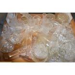 Glassware - dressing-table set; bud vases; other vases; novelties;