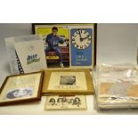 Elvis Presley - Elvis Presley magazines, ephemera; a Cliff Richard greatest fan wall clock,