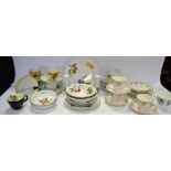 Teaware - Royal Worcester oven to table ware; Royal Doulton Countess pattern; others,