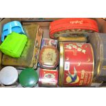 Advertising - tins, various, including Blue Bird, Foybells,