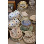 Aynsley Polka Dot teacups and saucers; A.E.Gray & Co.