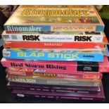 Games - Monopoly, Slap Stick, Kingmaker, Risk, Buccaneer,