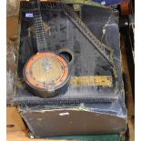 Musical instruments - A German Rauner accordion, cased (AF); a zither; a Dolly Uke.