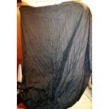 A pair of theatre black-out curtains **All lots in this sale are subject to a maximum of £2.