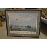 Laurence Bagley, by and after, D Day Overture, limited edition colour print, 436/500,