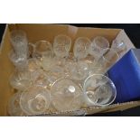 Glassware- lead crystal,