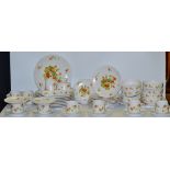 A Noritake porcelain Progression "Happy Days" pattern part tea and dinner service **All lots in