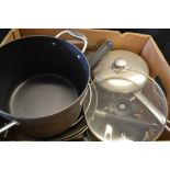 Kitchenalia - a Stelmar pan and cover; others,