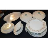 A Royal Doulton part dinner service;