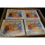 Cherished Teddies models, boxed en suite (4); Lyons Tetley models of cottages,