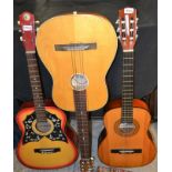 A Seranita acoustic guitar, another, Rudi,