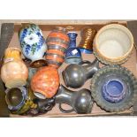 Decorative Ceramics - a Barnstaple cauldron tyg,