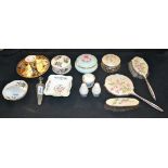 Ceramics - Coalport; Crown Staffordshire; trinkets; Adderley;