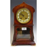 An early 20th century mahogany mantel clock, c.