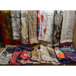 Ladies Accessories - silk scarves including Christian Dior, Burberrys, Liberty, Joules,