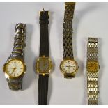 Watches - Seiko ladies day/date wristwatches;