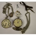 Pocket Watches - a Victorian silver hunter cased pocket watch, Carter Warrington, cream dial,