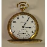 A Federal gold plated hunter pocket watch,