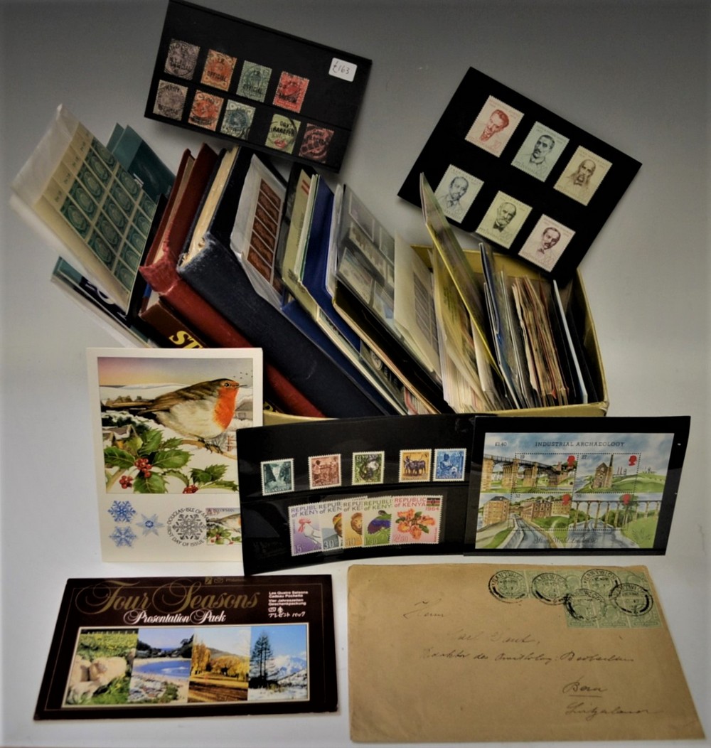Stamps - British and world, albums, presentation packs, covers,