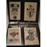 Postcards - early 20th century and later greetings cards