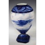 A Royal Crown Derby pedestal vase,