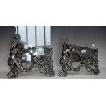 A pair of Art Nouveau design photograph frames,