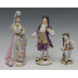 An Edmé Samson & Cie porcelain figure, of Le Médecin, from the play by Molière,