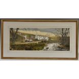 Alan Ingham (1932 - 2002) The Sportsman's Inn, Dentdale, North Yorkshire signed, watercolour,