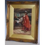 Arthur David McCormick FRGS (1860 - 1943) Cavaliers with Daily News signed, watercolour,