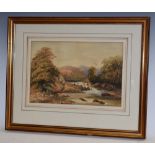 Attributed to Philip Mitchell The River Tavy attributed to verso, watercolour, 24cm x 34.