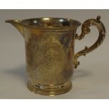 An early Victorian silver cream jug,