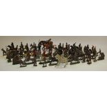 Toys - various early 20th century Britains lead figures, cowboys and Indians,