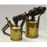 A Burmos Pat A. Blow lamp; another British Monitor No.