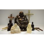 Ecclesiastical - assorted Corpus Christi; Buddhas; Bust of Christ;