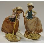 A Lladro figure Sharing The Harvest,