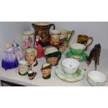 Ceramics - Royal Doulton figures,