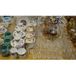 Decorative Ceramics & Glass - various teawares including Hostess Tableware fine bon china;
