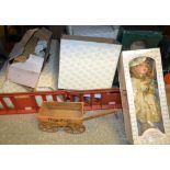 Dolls - a Franklin Heirlooms collection coca cola advertising boy doll;