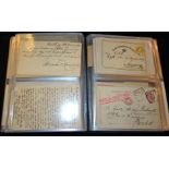 Stamps - collection of postal stationery,