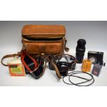 Photography - a 35mm Praktica camera, Photax photo lens, other accessories,