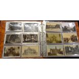 Postcards - Midlands collection contained in a large album including Nottinghamshire, Derbyshire,