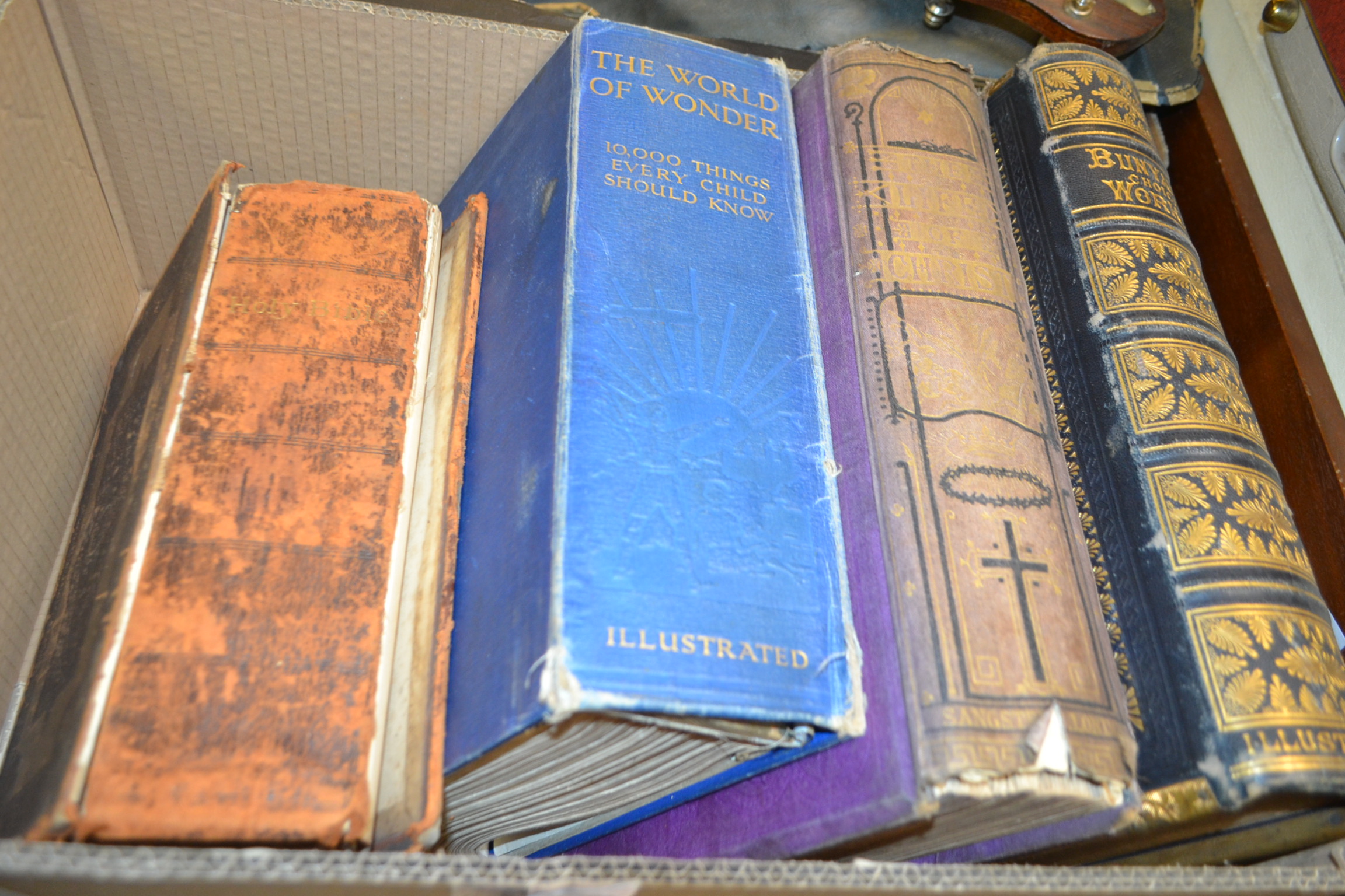 Antiquarian Books - 19th century Theology and Bindings, Pilgrim's Progress,