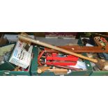 Tools - Stanley plane, hammers, ratchets, spirit level, tile cutter, magnets,