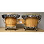 A set of Tone Deaf Music bongo drums