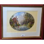 Michael Crawley Spring in Littleover Hollow, Derby, signed, watercolour,