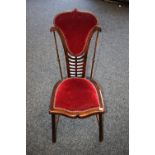 An Arts and Crafts style side chair,